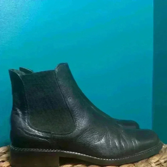 Hugo Buscati Brown Leather Ankle Boots Size: 7m - Picture 6 of 8